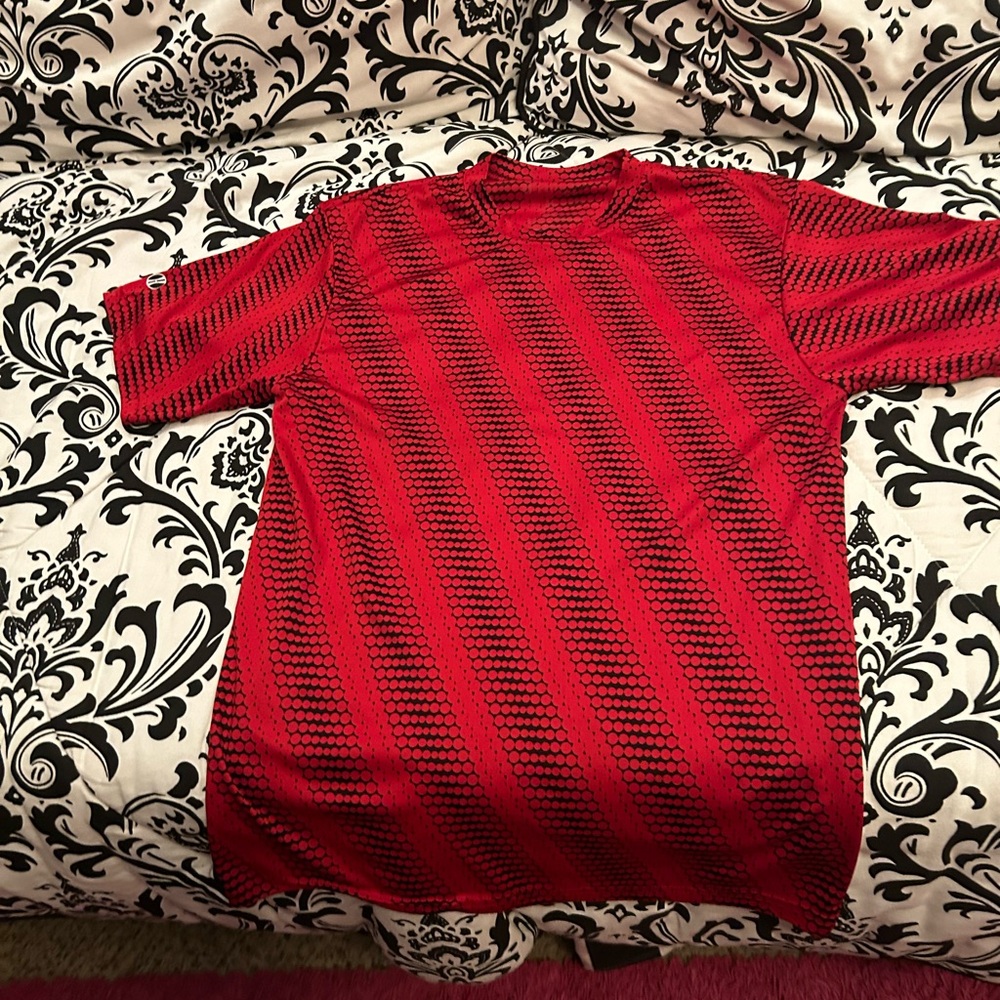 Holloway Red and Black Patterned Men's Tee